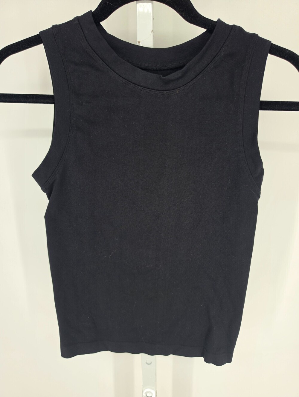 BKE The Buckle Core Womens Sz XS/S Sleeveless Crew Neck Tank Top Black